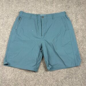Duck Camp Shorts‎ Mens XL Blue Teal Scout Lightweight Outdoor Performance Hiking